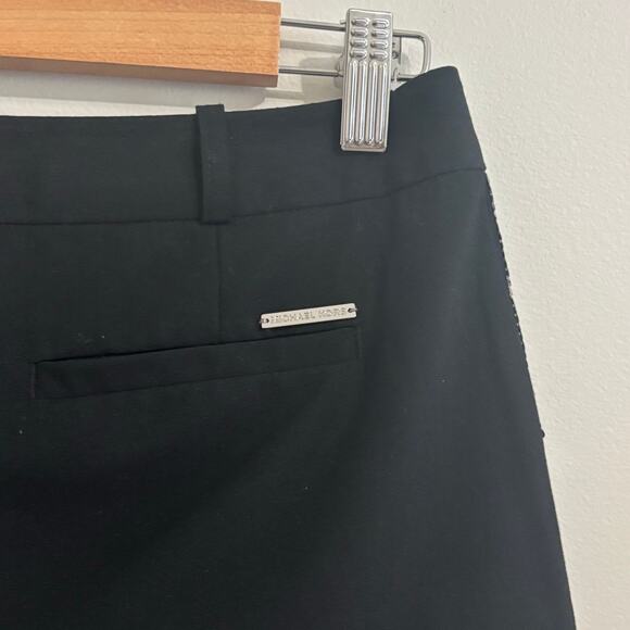 MICHAEL Michael Kors Sequin Black Mini Shorts Sz 2 - Picture 5 of 7